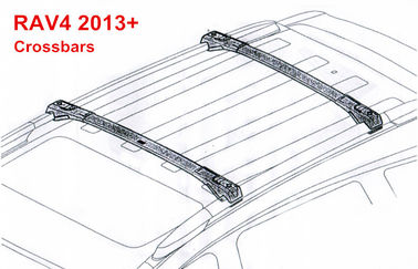 چین اهرمهای سبک OE برای سال 2016 2016 Toyota RAV4 Roof Luggage Rack Rails تامین کننده