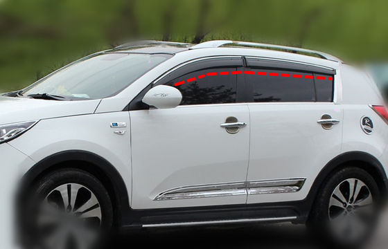 قیمت خوب محافظ خورشید و باران برای KIA Sportage 2010 - 2014 پنجره های پنجره ماشین با نوار تراش آنلاین