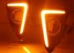 چراغ های زرد LED چراغ های روز 1.5 کیلوگرم برای تویوتا RAV4 2016 2017 تامین کننده