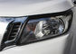 لوله های چراغ جلو سیاه و کرومی و پوشش چراغ عقب برای Nissan NP300 Navara 2015 تامین کننده