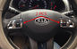قطعات سفارشی خودروهای داخلی کروم ABS چرخ فرمان برای KIA Sportage R 2014 تامین کننده