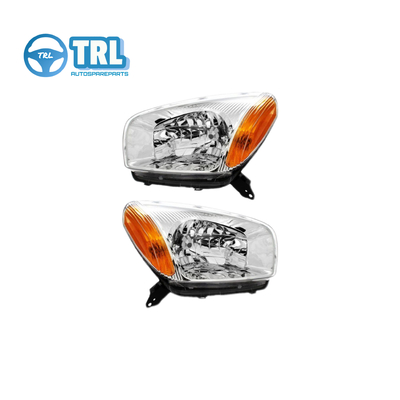8113042310 چراغ های جلو تویوتا Rav4 در اندازه اصلی سفید / کروم / سیاه 8117042310